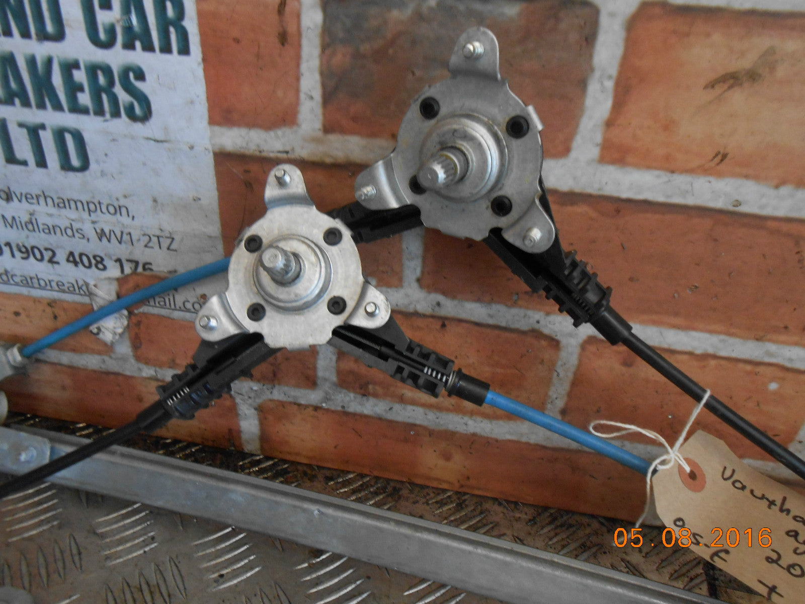 VAUXHALL AGILA MK1 2006 PAIR PASSENGER DRIVER FRONT MANUAL REGULATOR 09206363