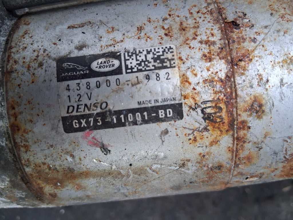 2017 JAGUAR XE X760 2.0 DIESEL STARTER MOTOR 4380001982