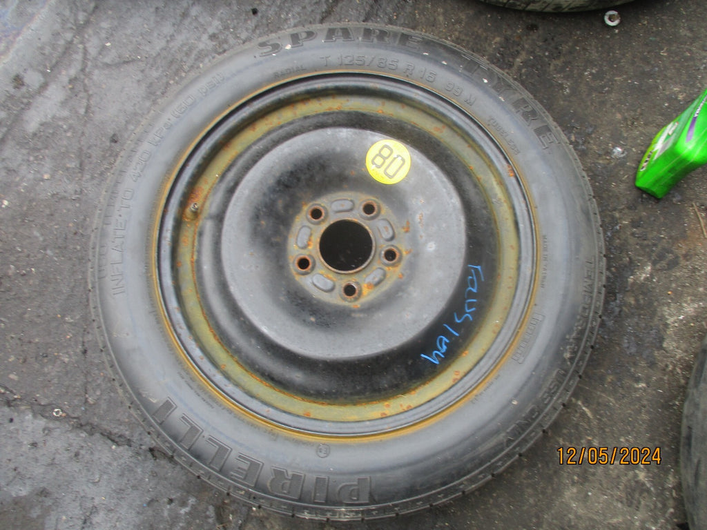 FORD FOCUS MK2 2007 SPACE SAVER WHEEL TYRE T125/85R16 125 85 16 INCH