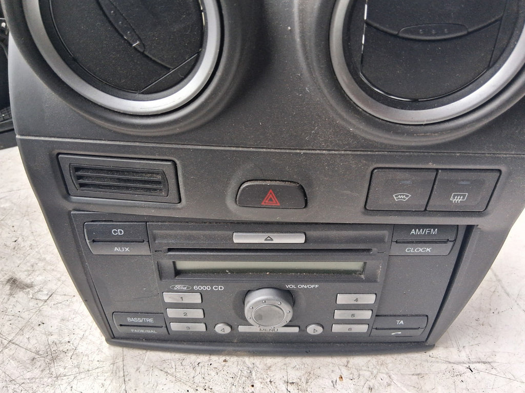2006 FORD FIESTA MK6 CD PLAYER RADIO MULTIMEDIA AIR VENT HEAD UNIT 8S6118C815AA