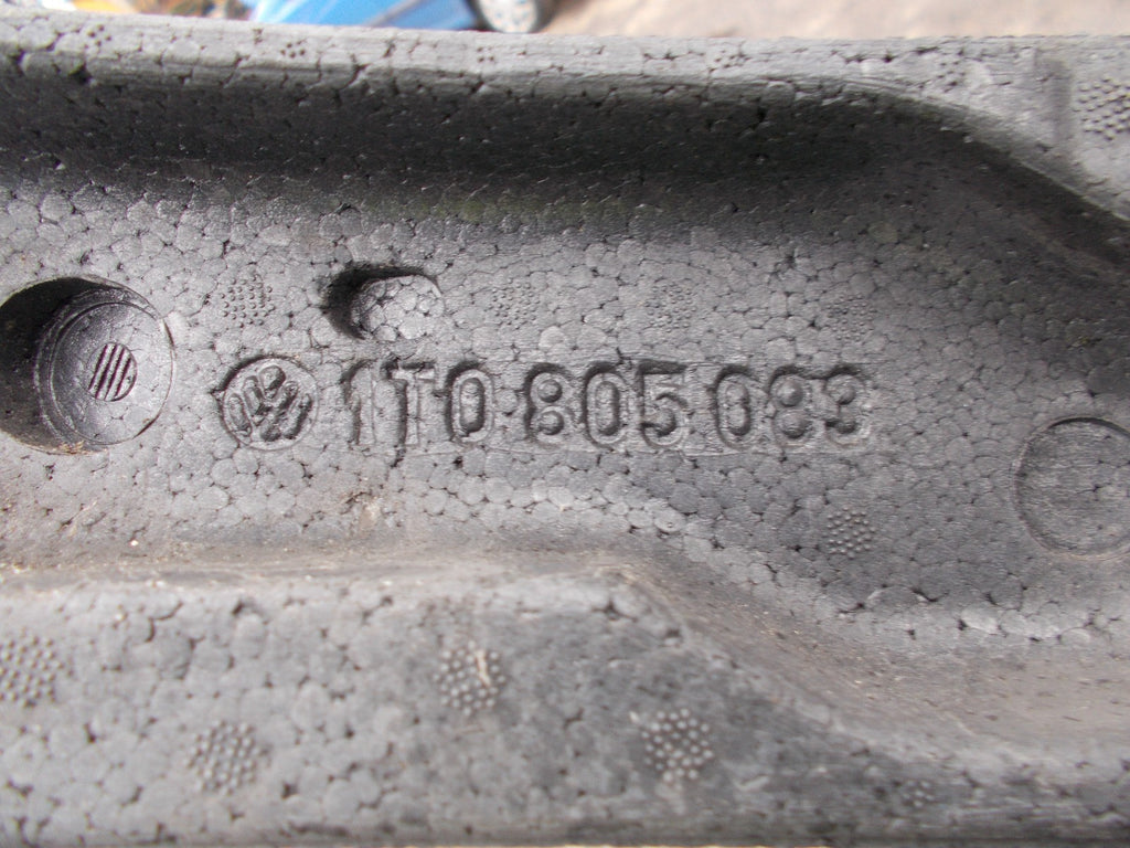 2005 VOLKSWAGEN VW TOURAN FRONT BUMPER SUPPORT BAR FOAM 1T0805083