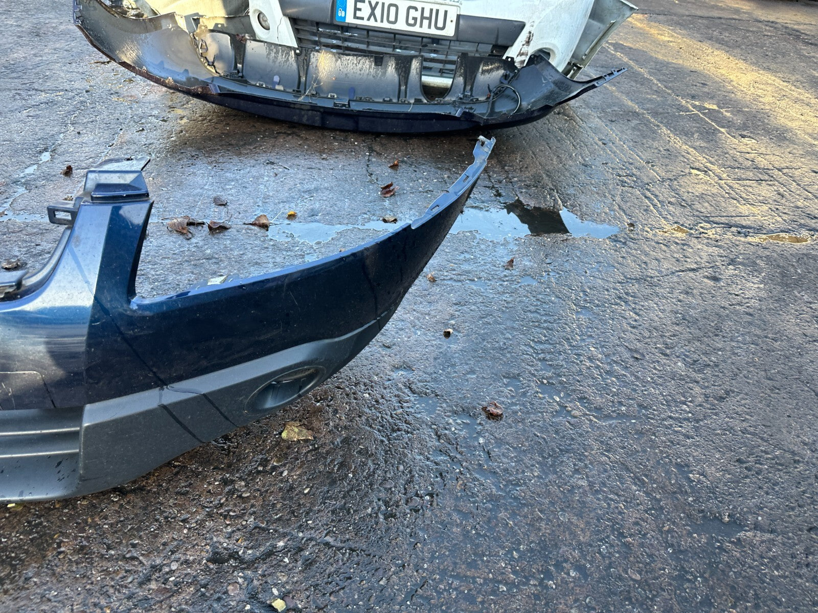 NISSAN QASHQAI J10 2009 PREFACELIFT FRONT COMPLETE BUMPER BLUE