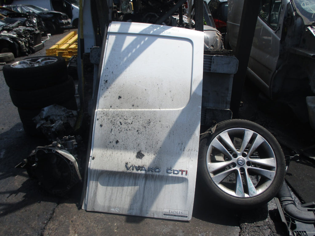 VAUXHALL VIVARO 2013 OS DRIVER SIDE REAR COMPLETE WHITE