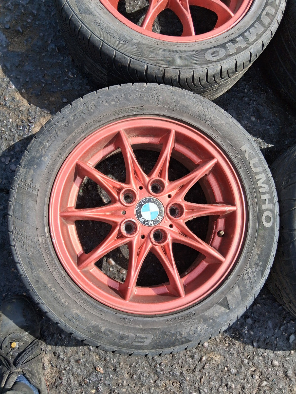 2003 BMW Z4 E85 16 INCH ALLOY WHEEL SET WITH TYRE 225/50R16