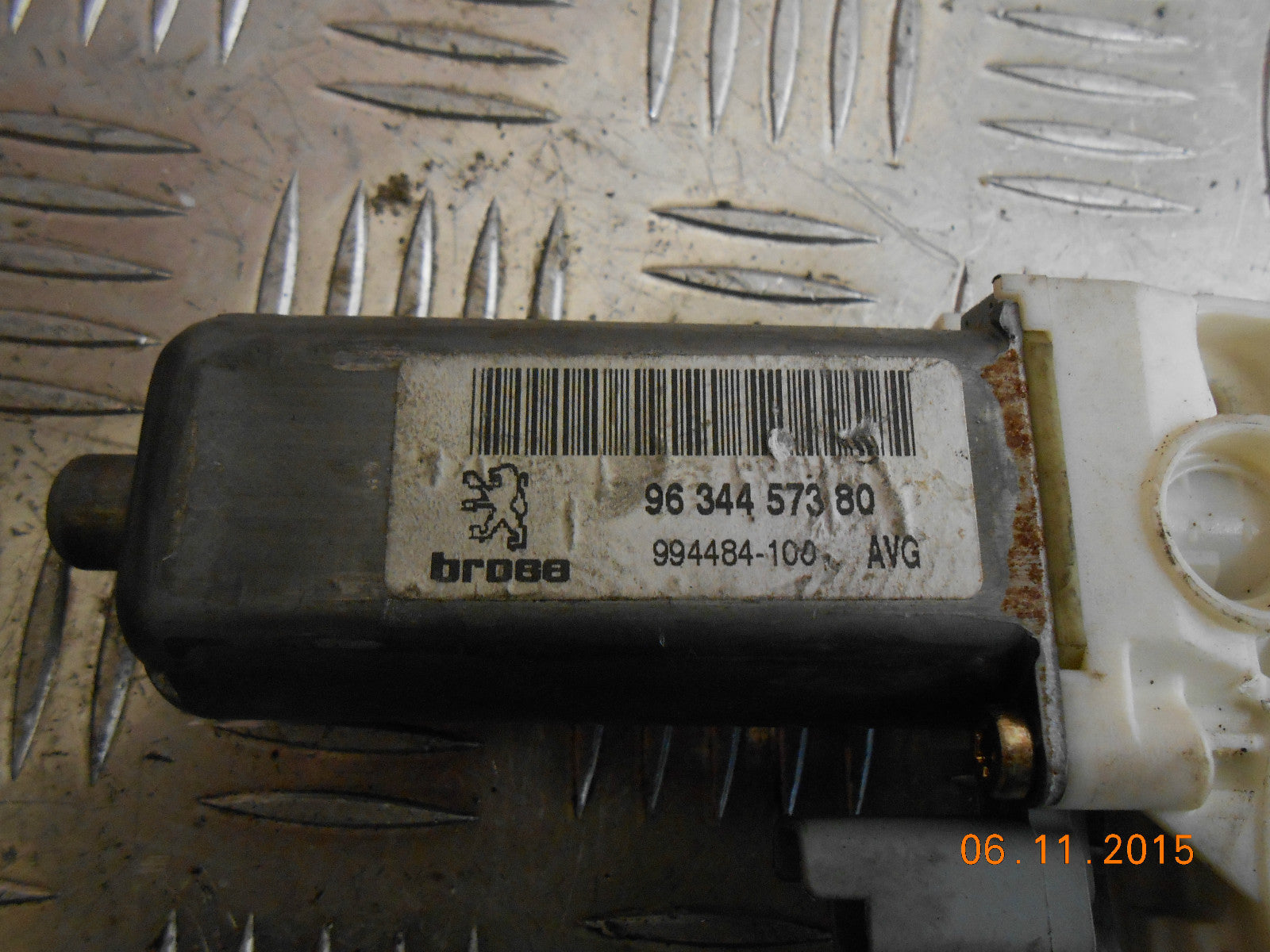 PEUGEOT 307 2003 5 DOOR NSF PASSENGER FRONT ELECTRIC WINDOW MOTOR 9634457380