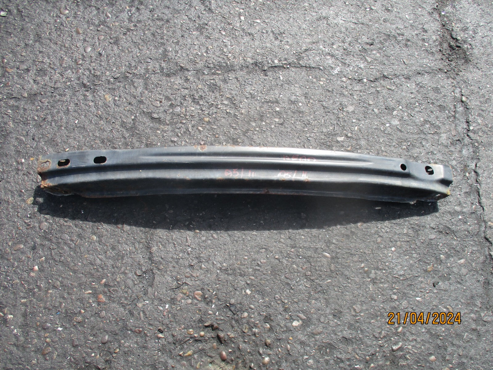 AUDI A5 8T 2011 COUPE REAR BUMPER SUPPORT REINFORCEMENT CRASH BAR