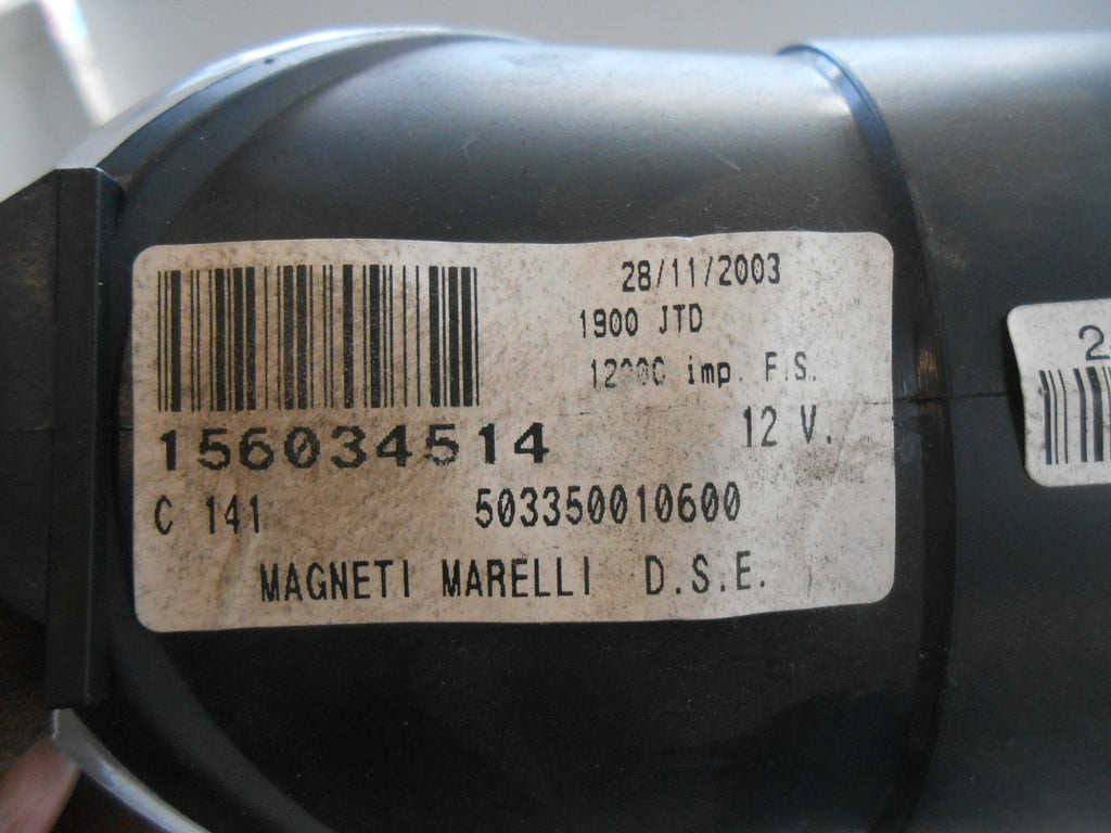ALFA ROMEO 156 932 (MK1) 1.9 JTD ENGINE REV COUNTER CLOCK 156034514