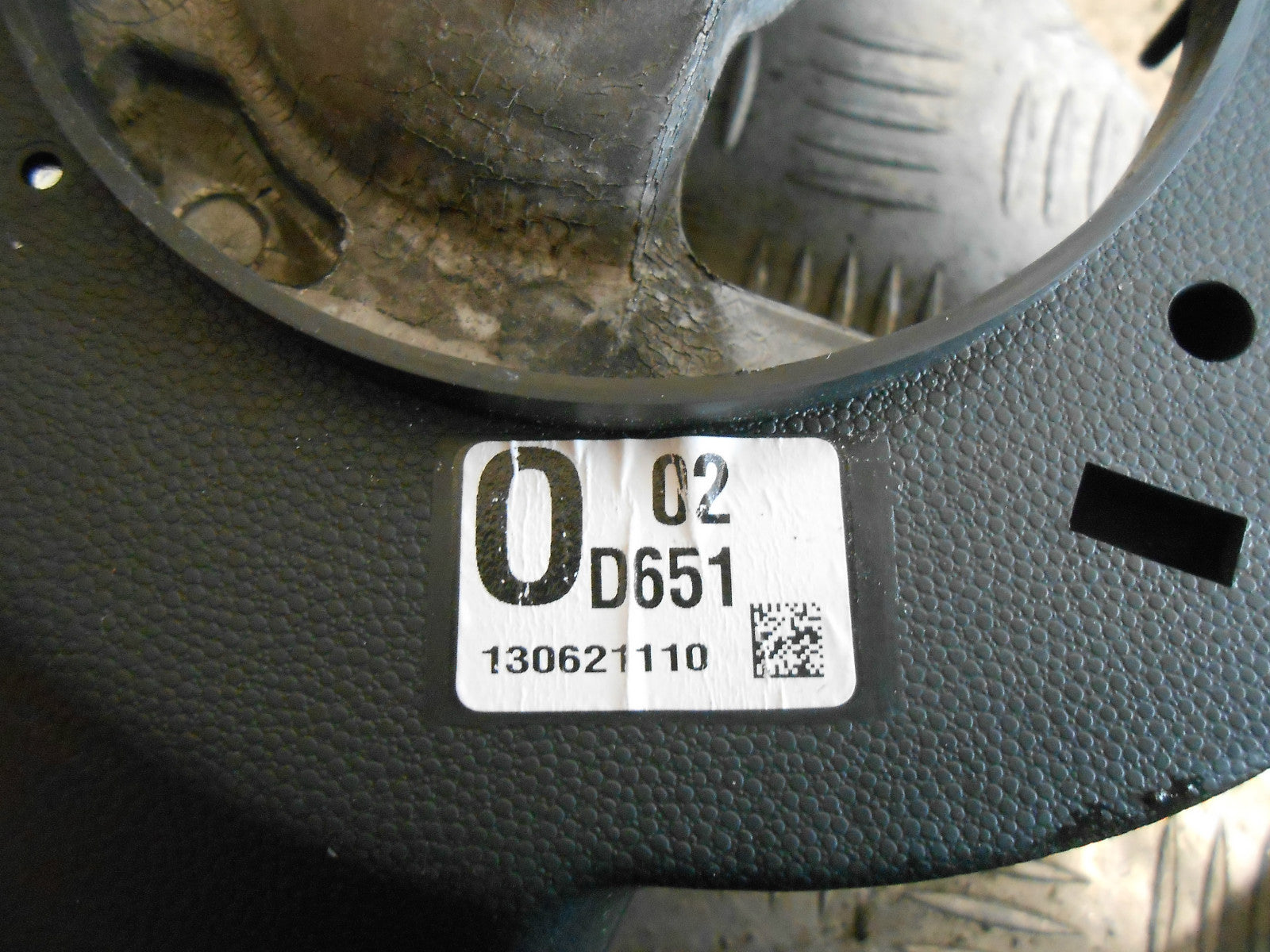 MAZDA 2 DE 2010 5 DOOR 3 SPOKE STEERING WHEEL ASSEMBLY