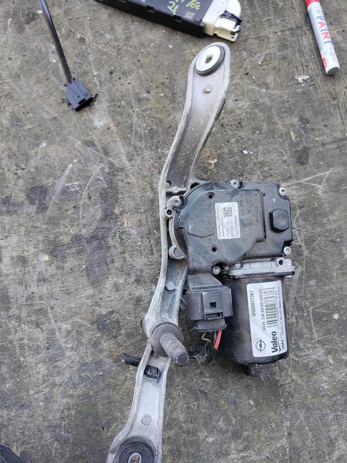 VAUXHALL ZAFIRA C MK3 NS PASSENGER SIDE WIPER MOTOR & LINKAGE W000027367
