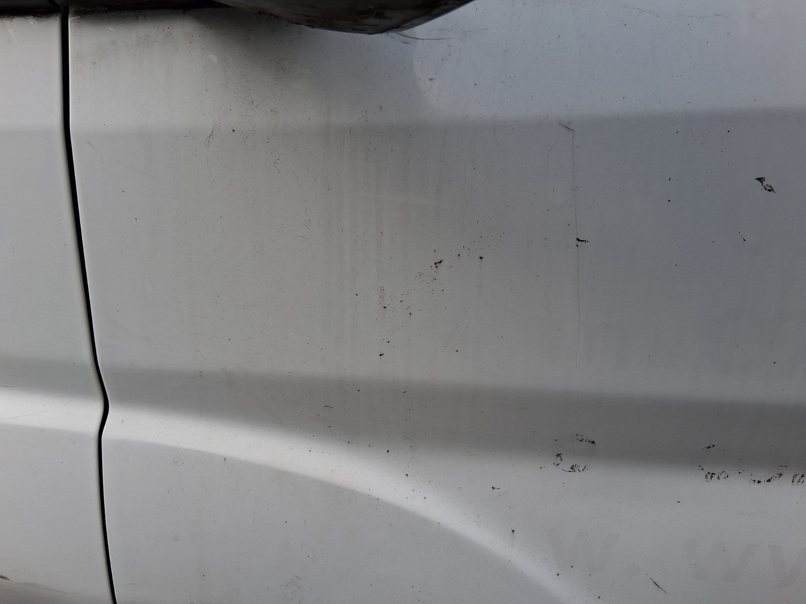 2014 CITROEN RELAY MK3 NSF PASSENGER SIDE FRONT BARE DOOR WHITE DENTS