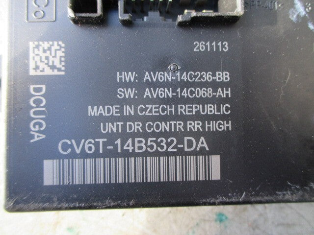 2014 FORD KUGA MK2 DOOR CONTROL MODULE UNIT CV6T14B532DA