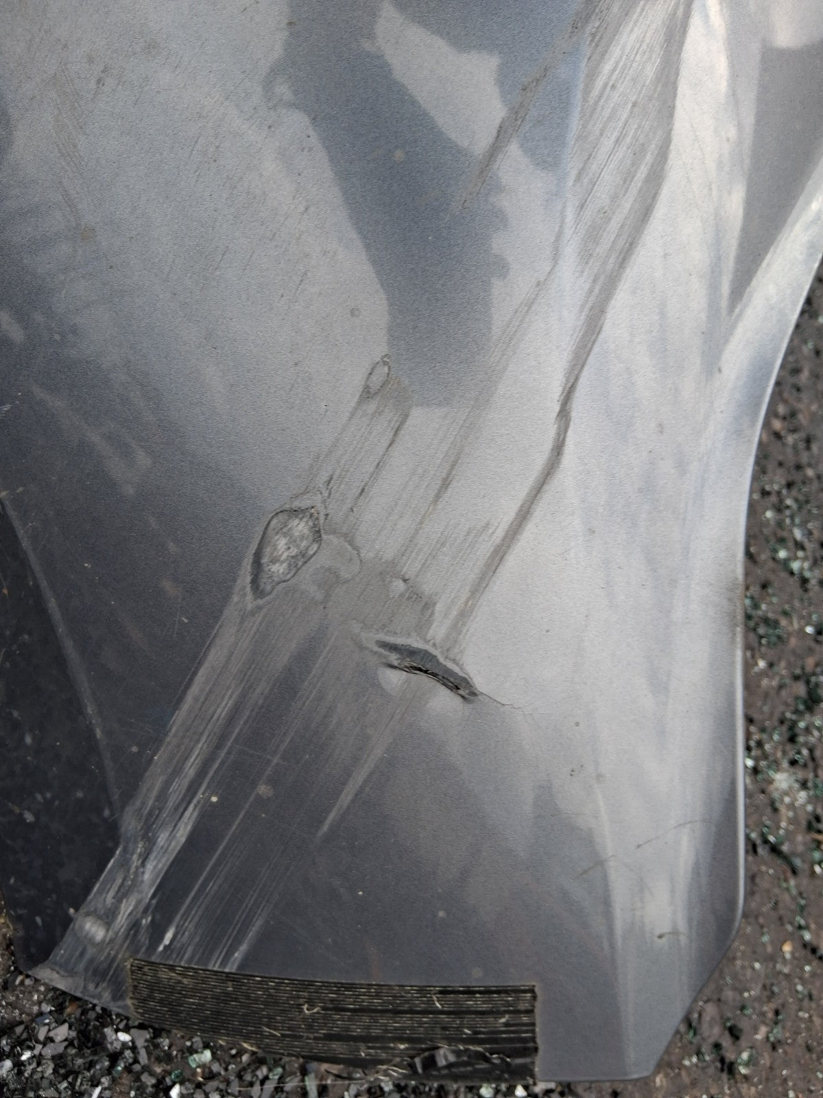 2011 CITROEN DS3 REAR COMPLETE BUMPER THORIUM GREY KTH