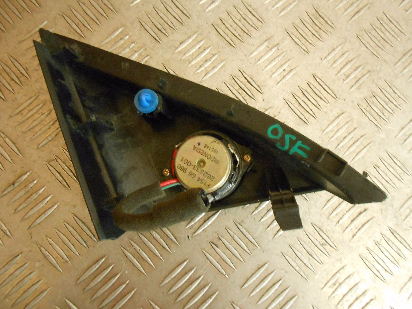 MAZDA RX8 COUPE 2006 BOSE OFF SIDE FRONT SPEAKER F154 66 960 DRIVER SIDE FRONT