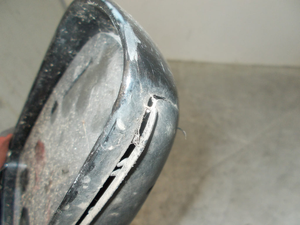 VOLKSWAGEN PASSAT 2002 OS DRIVER SIDE BLACK ELECTRIC WING MIRROR