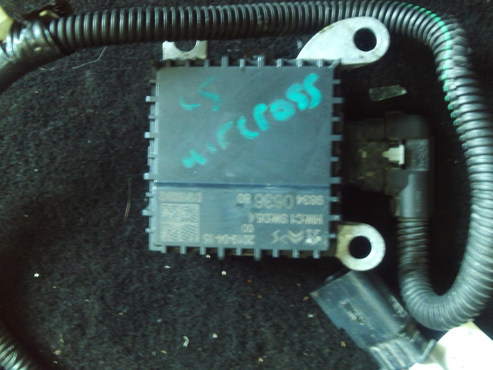 CITROEN C5 AIRCROSS 2020 DISTRONIC RADAR SENSOR CONTROL MODULE ECU 9834063680