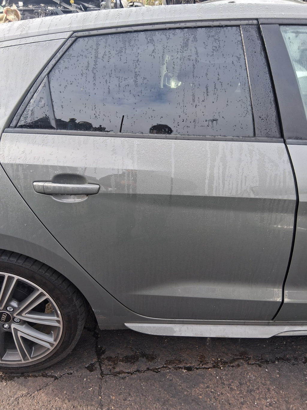 2024 AUDI A1 S LINE MK2 GB OSR DRIVER SIDE REAR BARE DOOR CHRONOS GREY LX7G