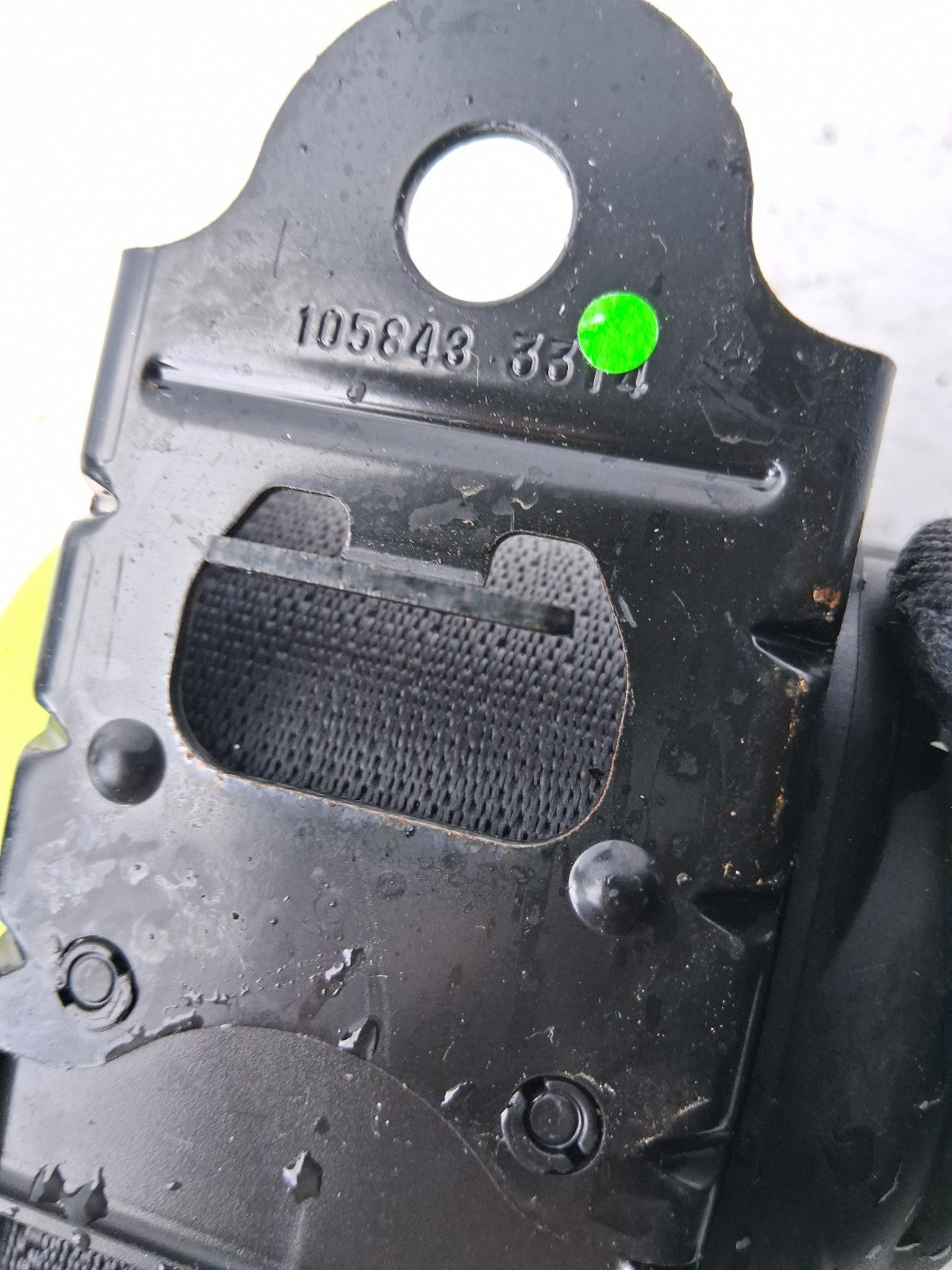 2019 FORD GALAXY MK4 REAR MIDDLE SEAT SEATBELT 104486802E15D