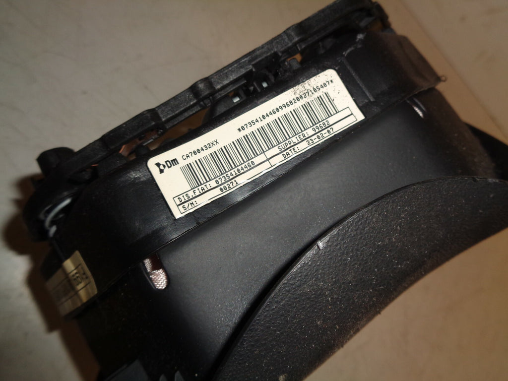 FIAT GRANDE PUNTO 2006 OS DRIVER SIDE STEERING WHEEL AIRBAG UNIT 07354104460