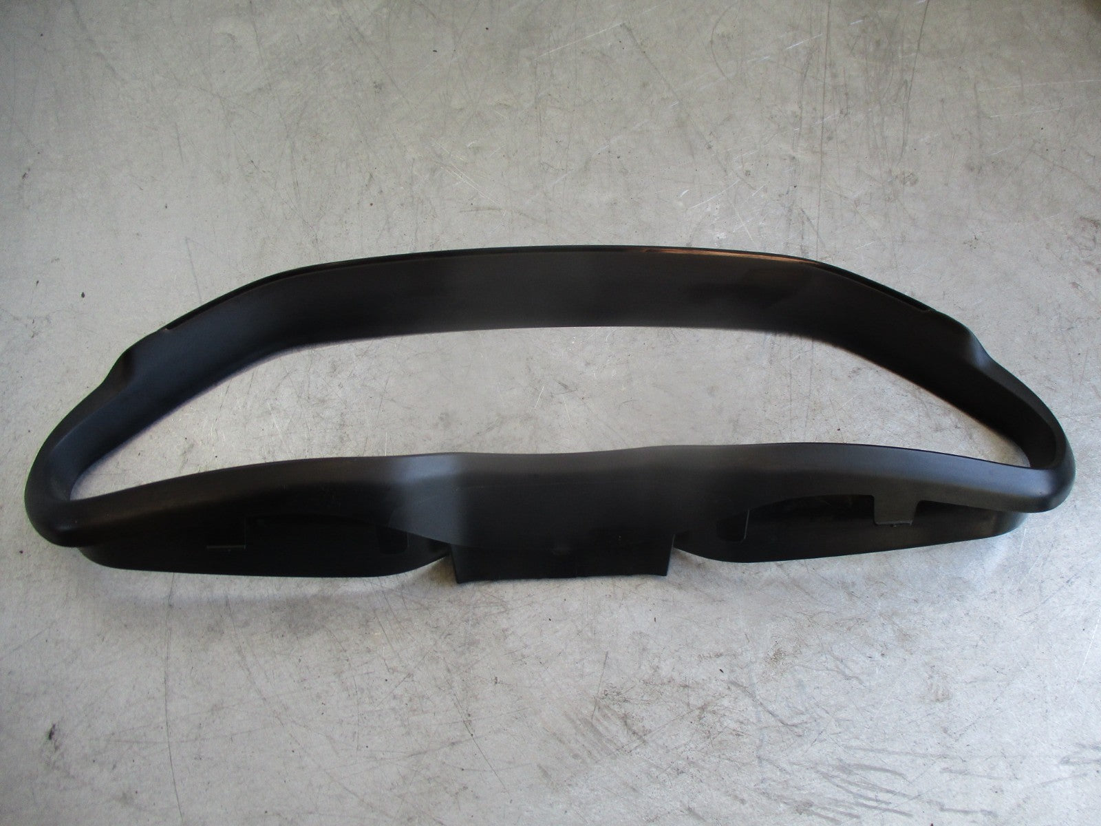 PEUGEOT 208 2016 PLASTIC DASH TRIM COVER SURROUND SPEEDO CLOCKS BLACK 9673859177
