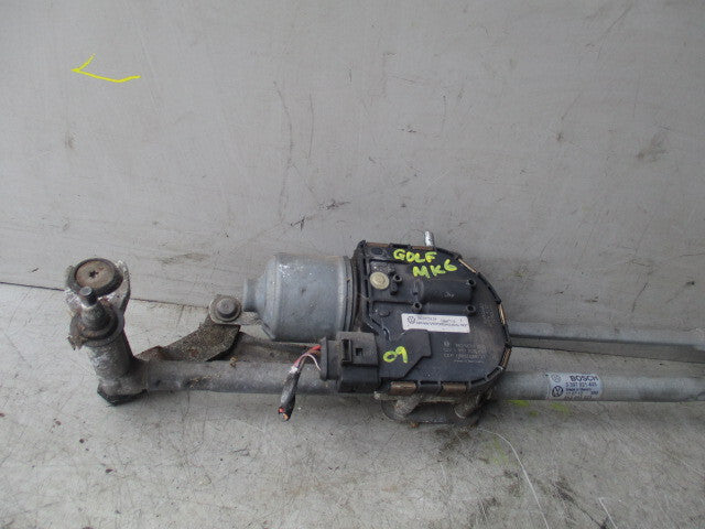 2009 VOLKSWAGEN GOLF MK6 FRONT WIPER MOTOR & LINKAGE 5K2955023