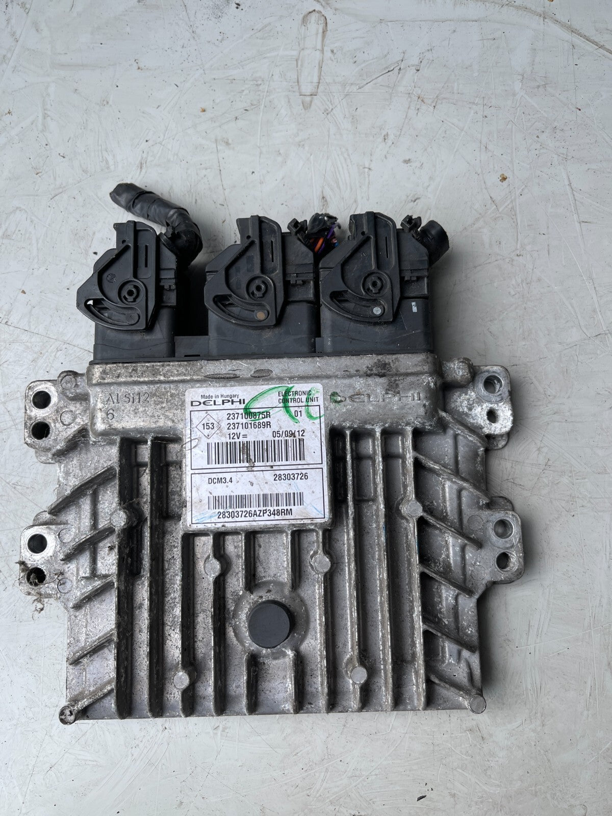 2011 NISSAN NOTE ECU ENGINE CONTROL MODULE 237100875R