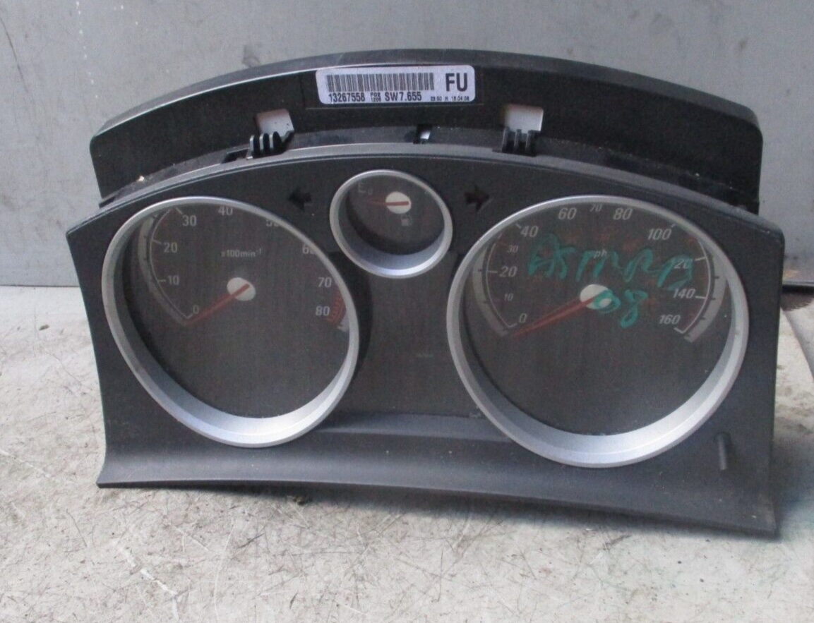 VAUXHALL ASTRA 2008 SPEEDOMETER INSTRUMENT CLUSTER 13267558