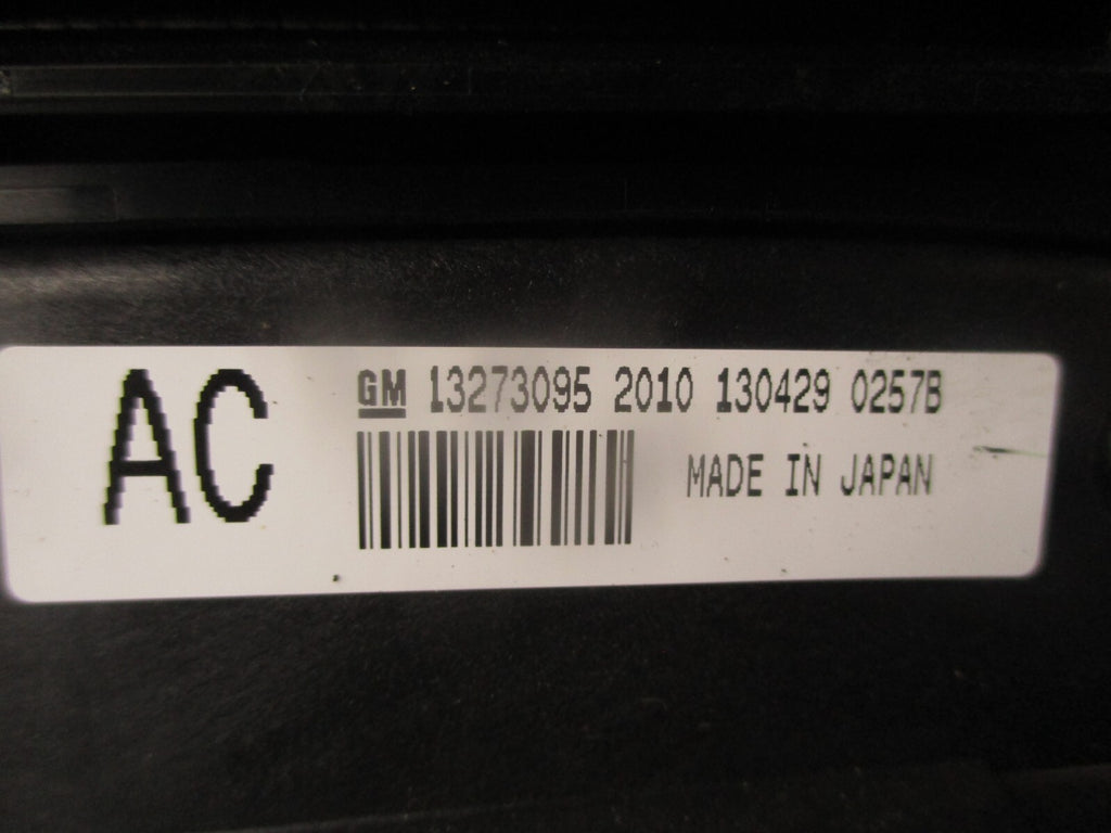 2013 VAUXHALL INSIGNIA MK1 CD RADIO HEATER CLIMATE CONTROL PANEL 13273095