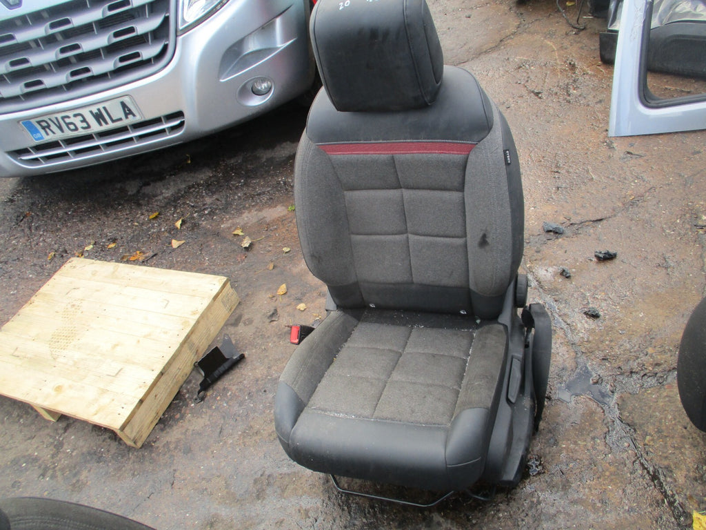 2020 CITROEN C5 AIRCROSS NSF PASSENGER SIDE FRONT COMPLETE SEAT HALF LEATHER