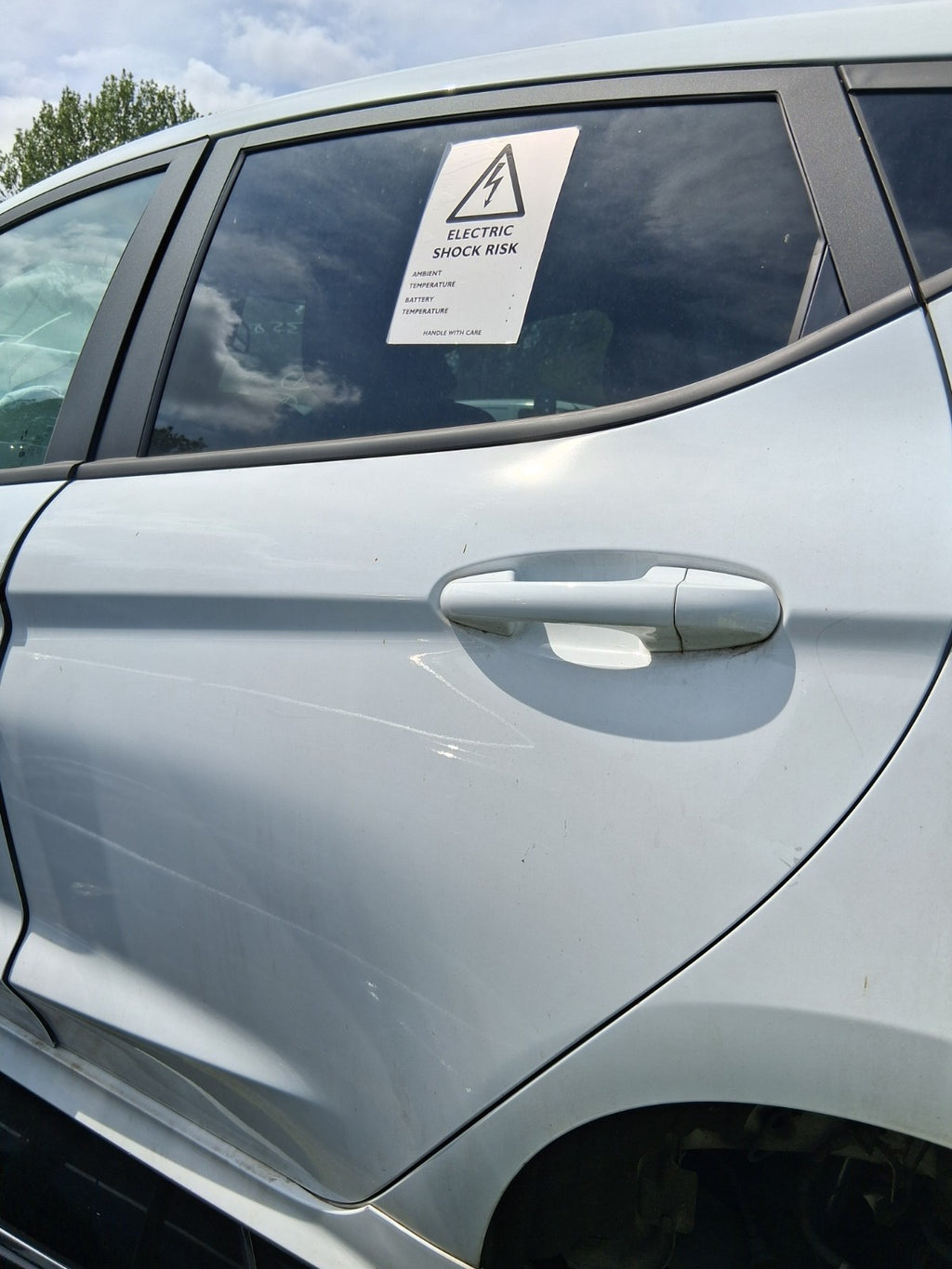 2023 FORD FIESTA MK8 NSR PASSENGER SIDE REAR LEFT WINDOW GLASS
