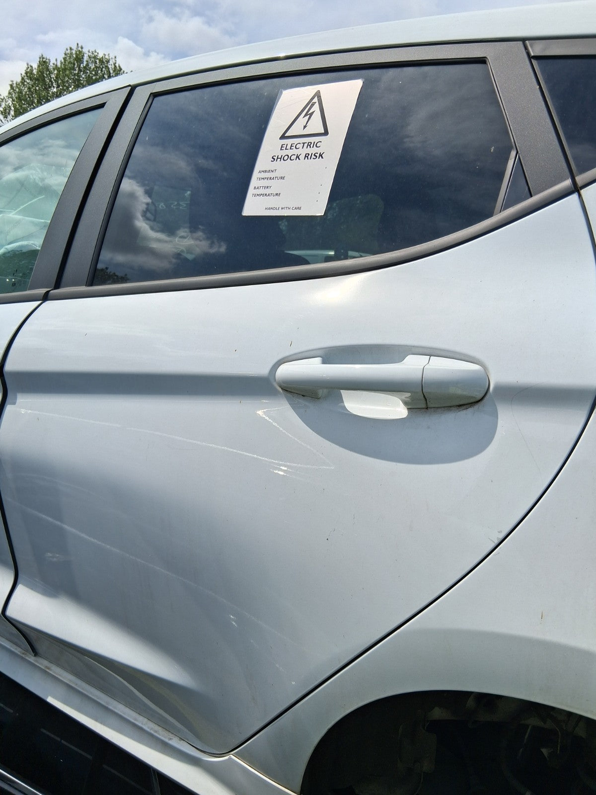 2023 FORD FIESTA MK8 NSR PASSENGER SIDE REAR LEFT WINDOW GLASS