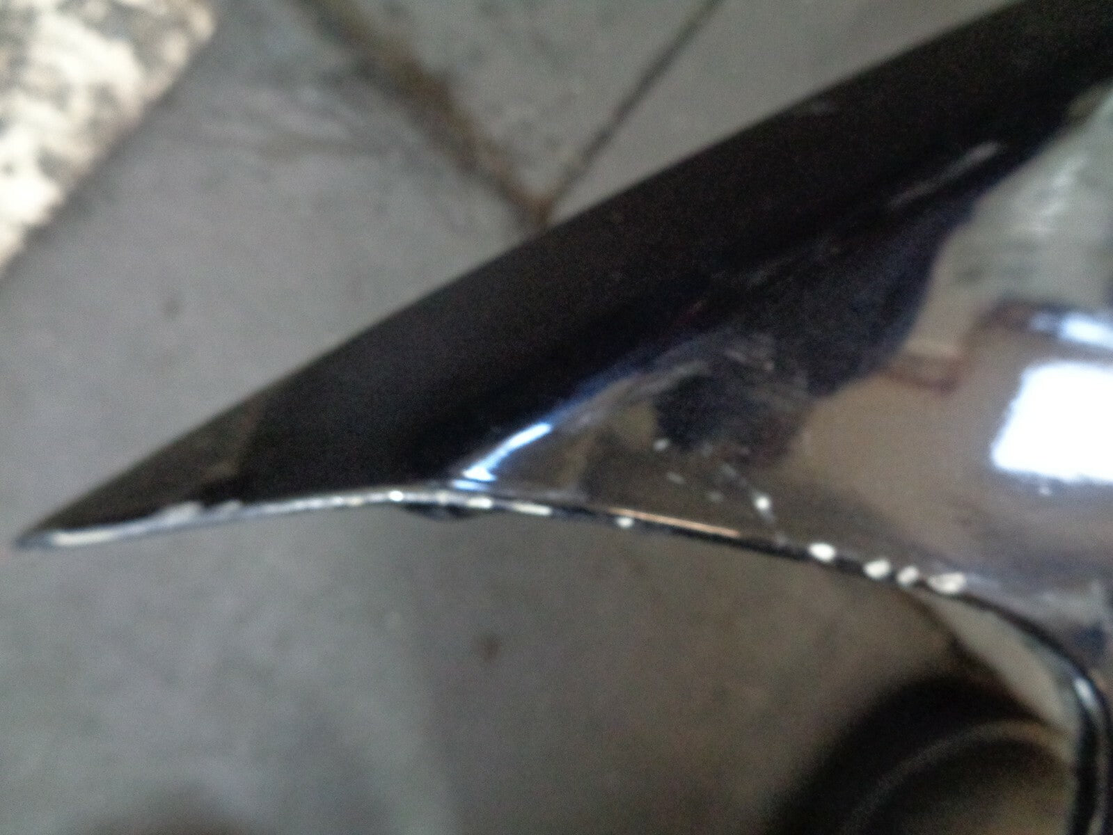 VW VOLKSWAGEN GOLF MK7 2015 PASSENGER SIDE FRONT WING PANEL BLACK SCRATCHED