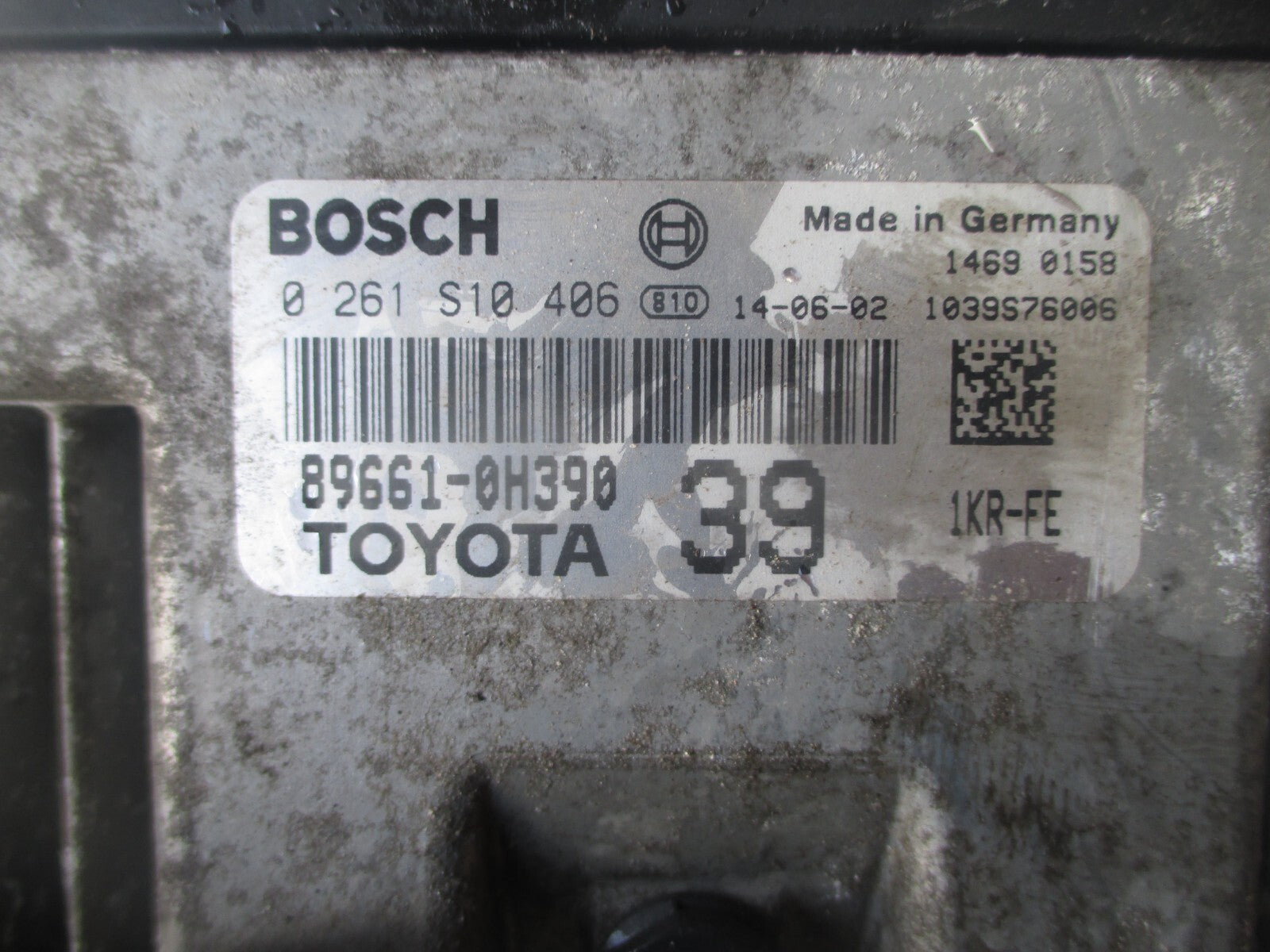 TOYOTA AYGO 2015 ENGINE ECU MODULES 896610H390