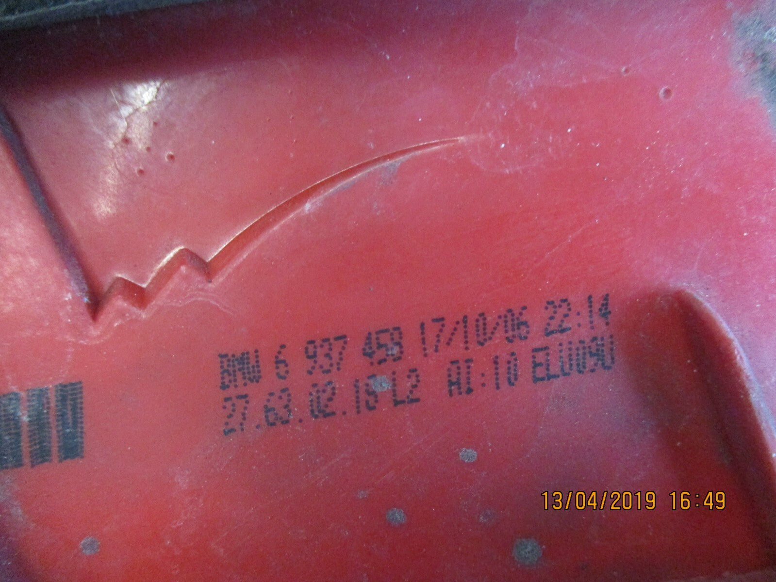 BMW 3 SERIES E90 OSR DRIVER SIDE REAR LIGHT TAIL LIGHT 6937458