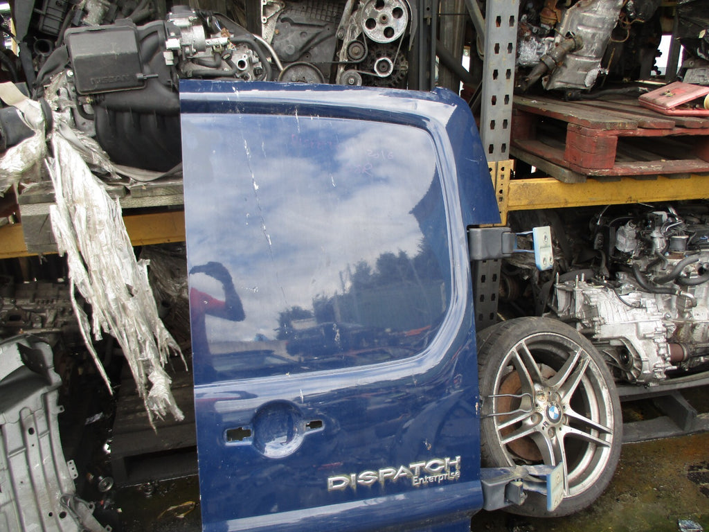CITROEN DISPATCH MK3 2016 OSR DRIVER SIDE REAR DOOR BLUE