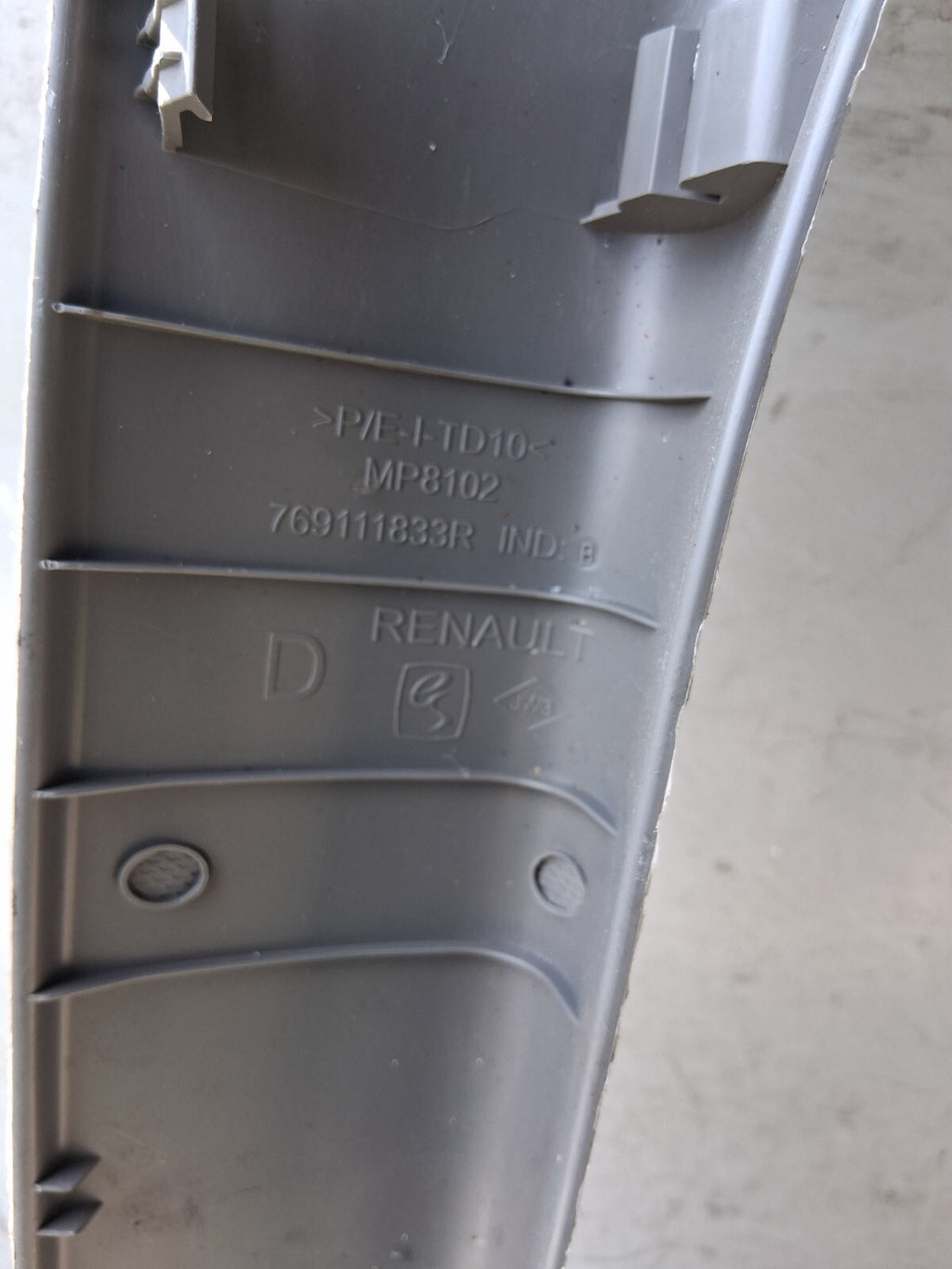 2023 RENAULT MASTER MK3 OS DRIVER SIDE A PILLAR TRIM COVER PANEL 769111833R