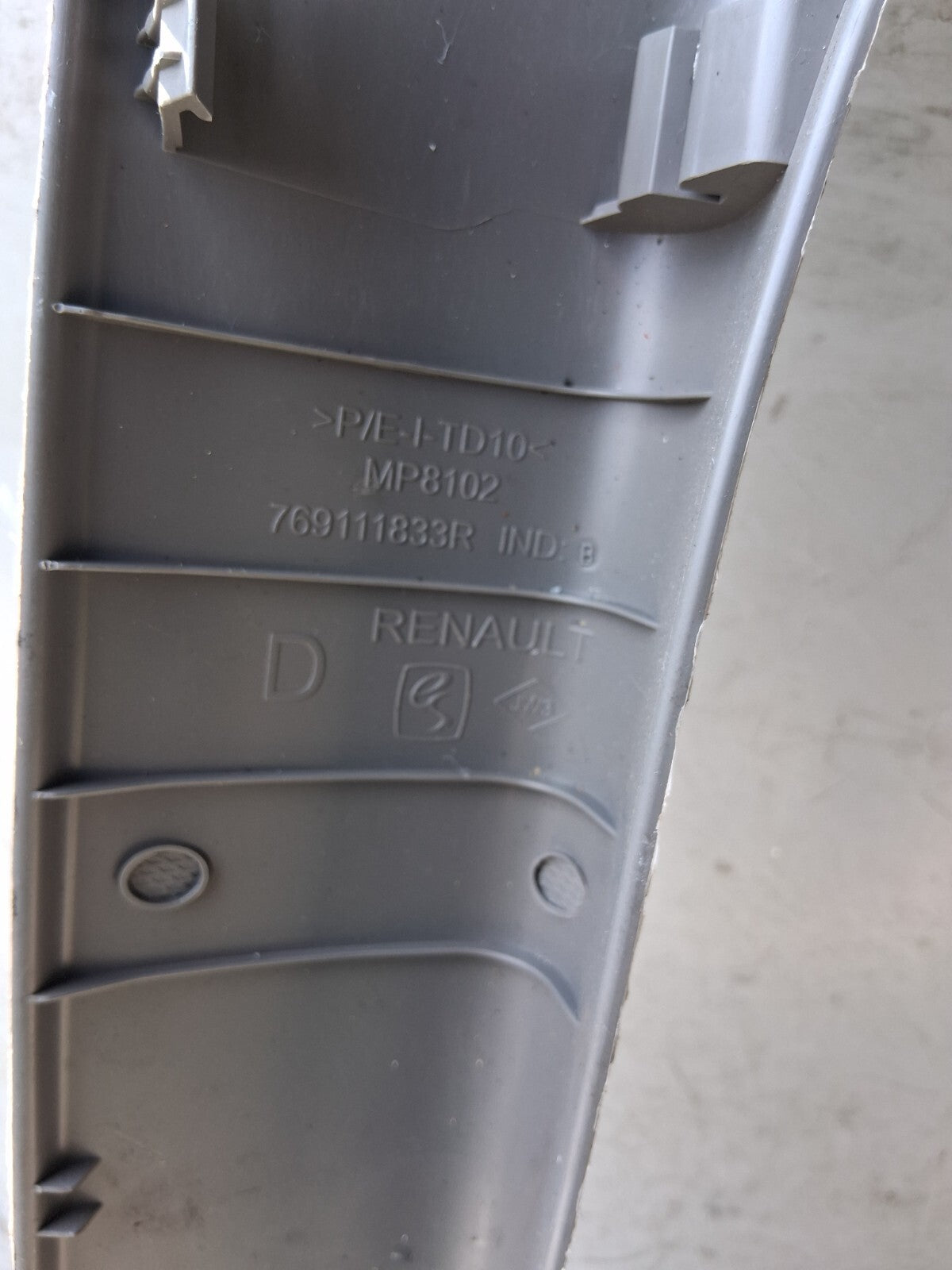 2023 RENAULT MASTER MK3 OS DRIVER SIDE A PILLAR TRIM COVER PANEL 769111833R