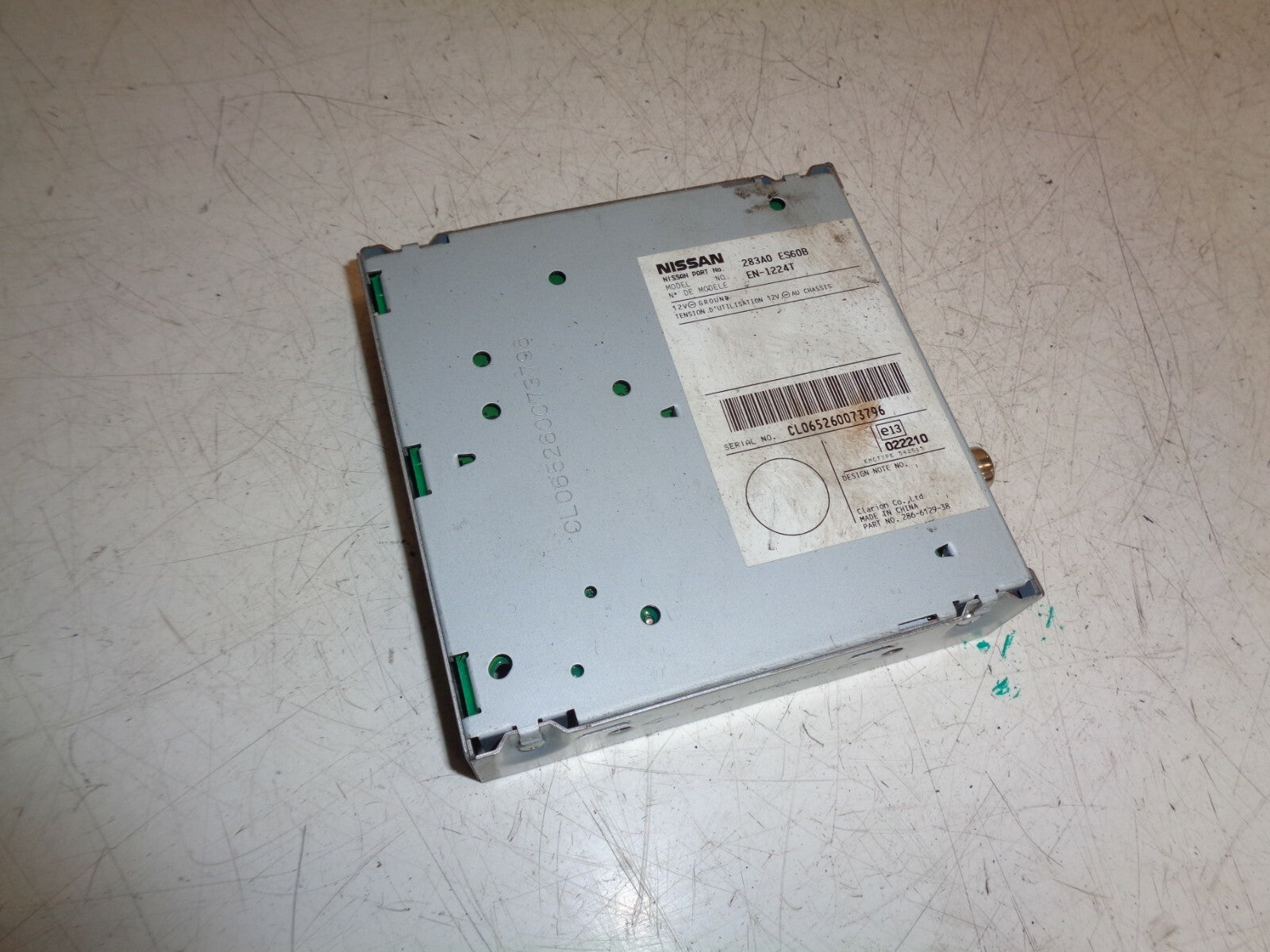 NISSAN X-TRAIL 2007 SAT NAV GUIDE TUNER UNIT RADIO MODULE 283A0ES60B