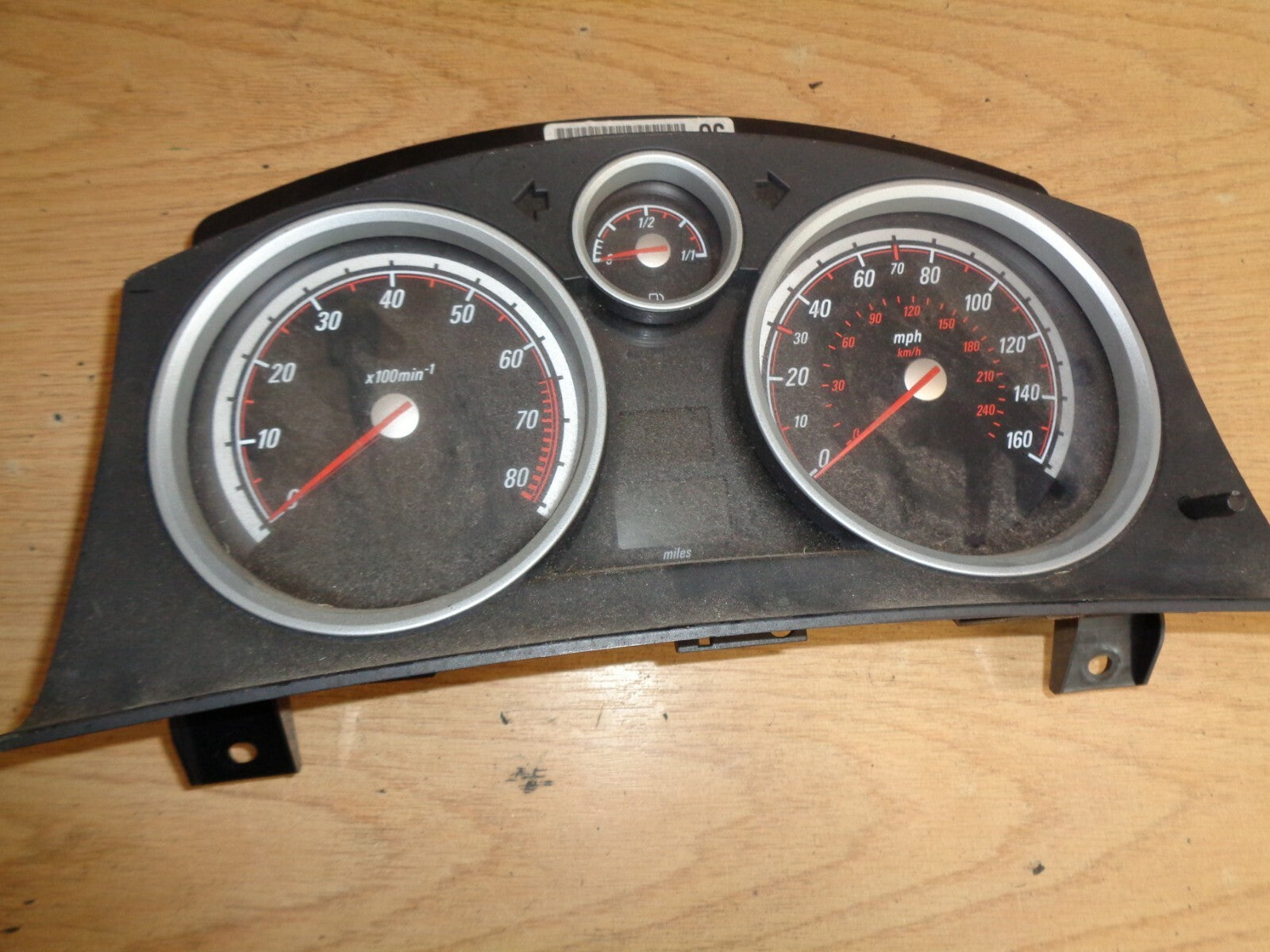 VAUXHALL ASTRA H 2005 SPEEDOMETER CLOCK 13216704