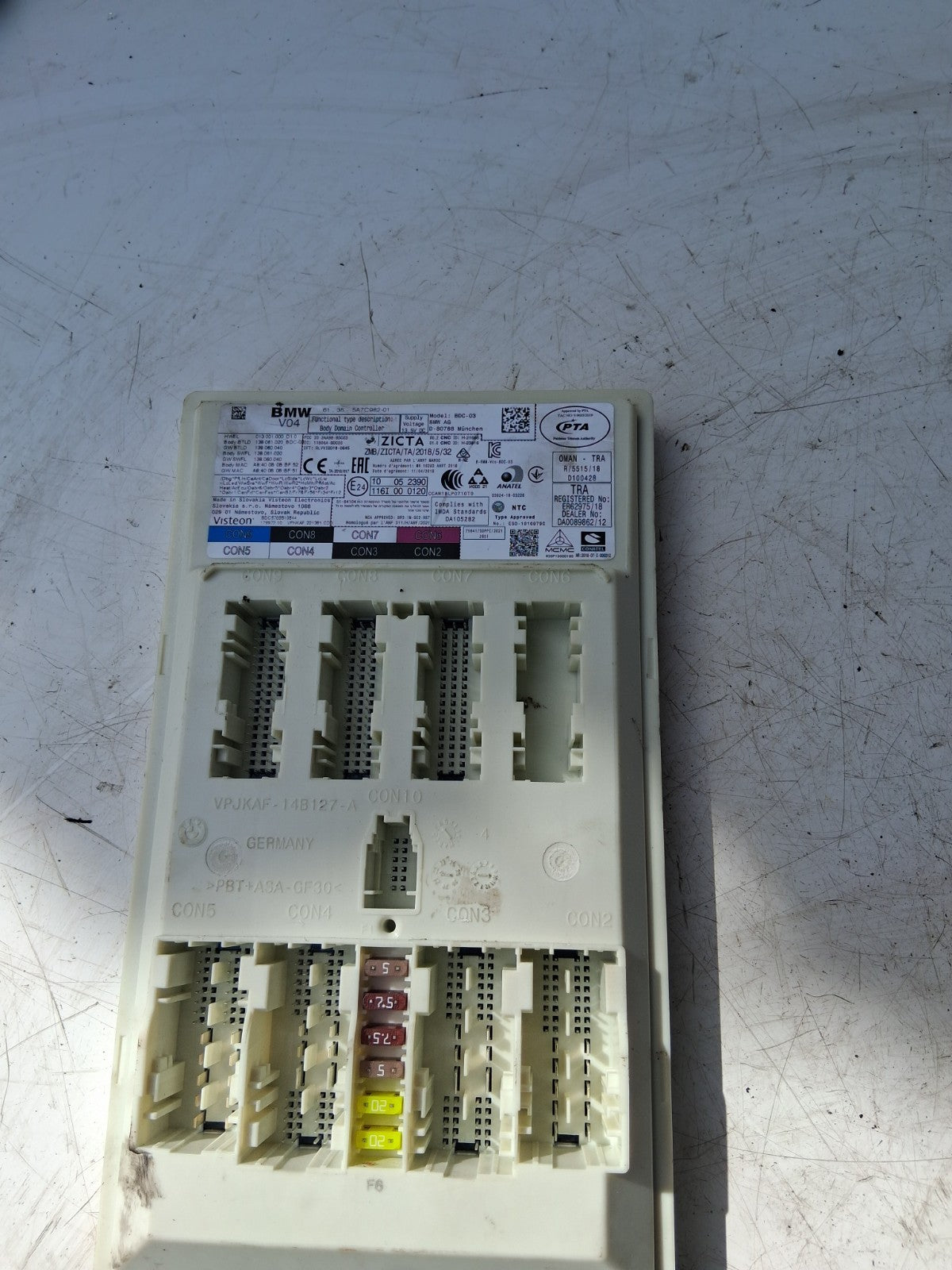 2024 BMW 2 SERIES ECU BODY CONTROL MODULE VPJKAF14B127A