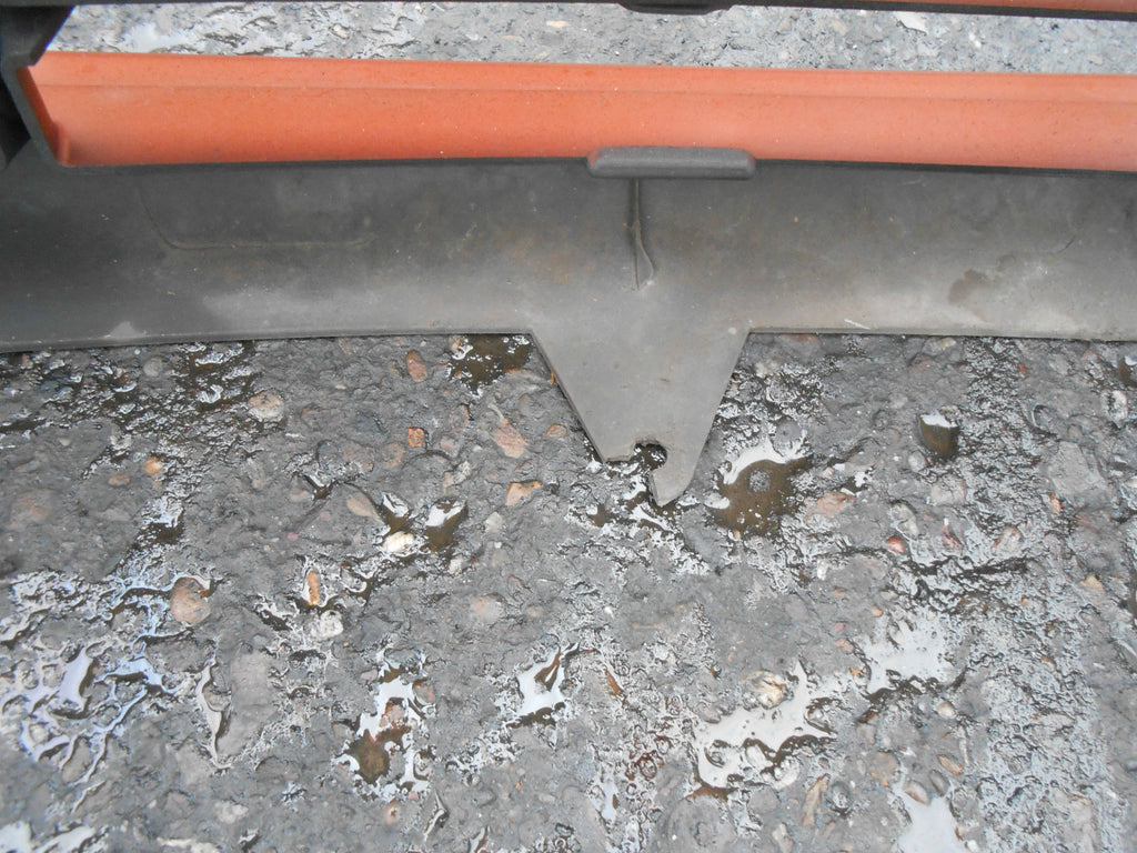 DAEWOO MATIZ 1999 COMPLETE FRONT BUMPER ORANGE