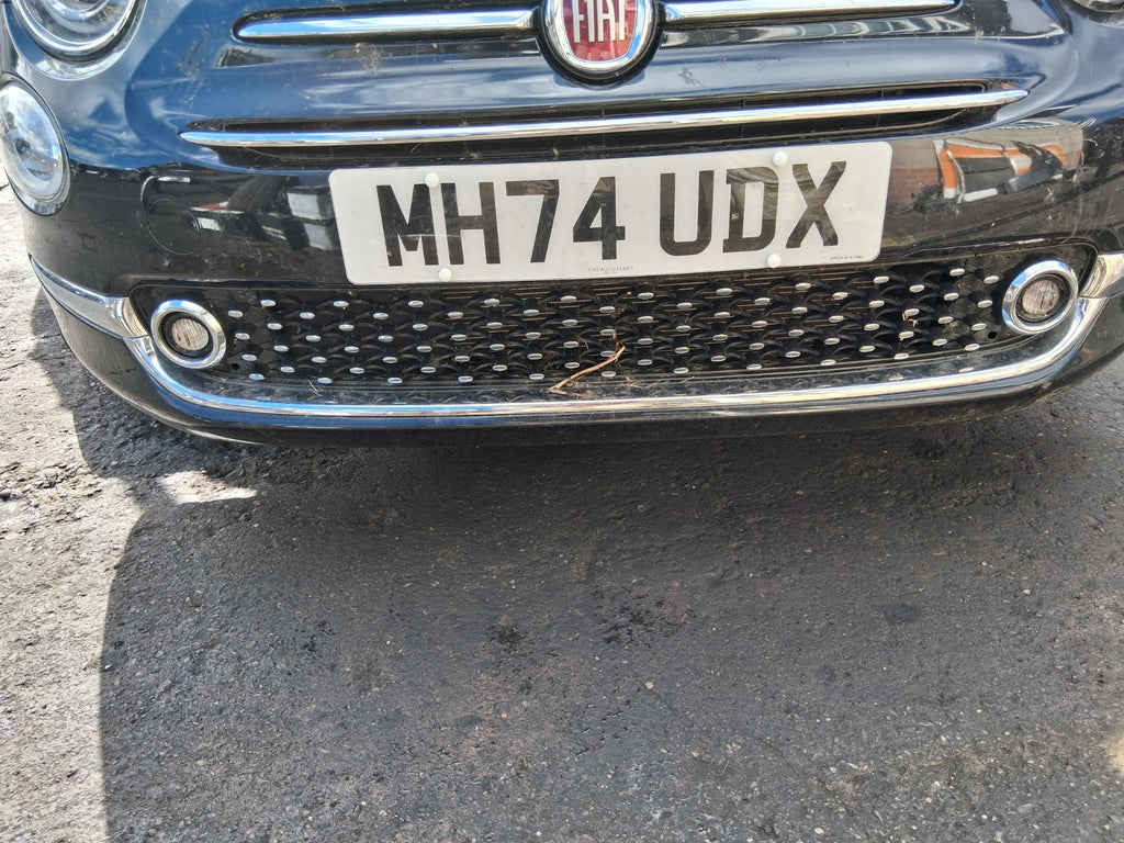 2025 FIAT 500 MHEV FRONT COMPLETE BUMPER WITH GRILLS & FOG LIGHTS (DAMAGED)