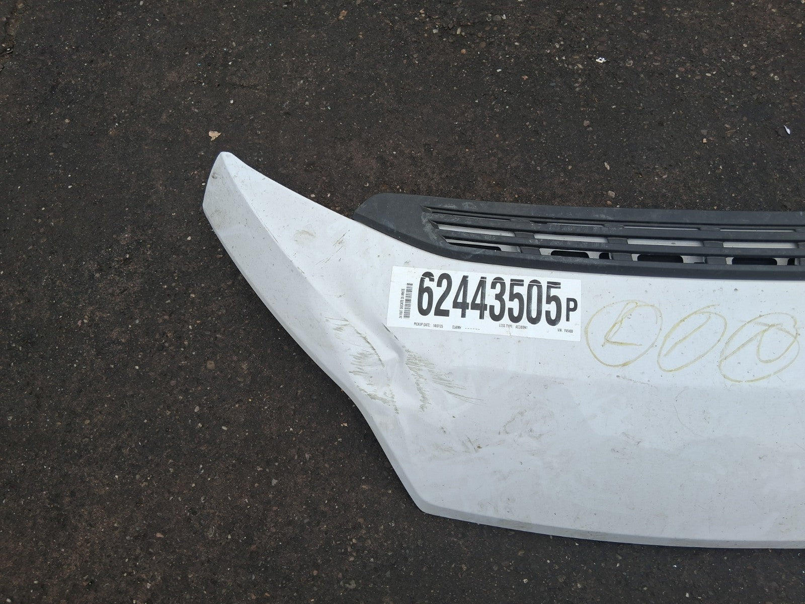2024 FIAT DUCATO MK3 FRONT BONNET HOOD PANEL WHITE DAMAGED