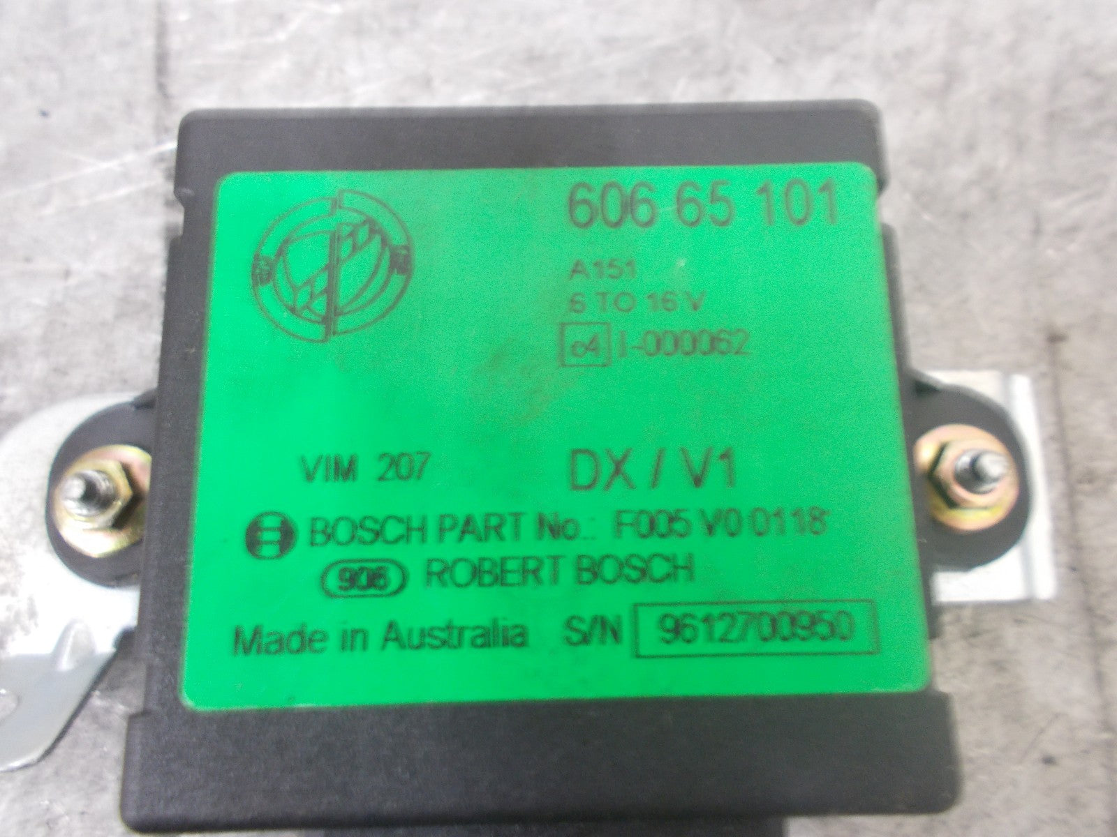 ALFA ROMEO 166 1999 IGNITION CONTROL UNIT ECU 60665101