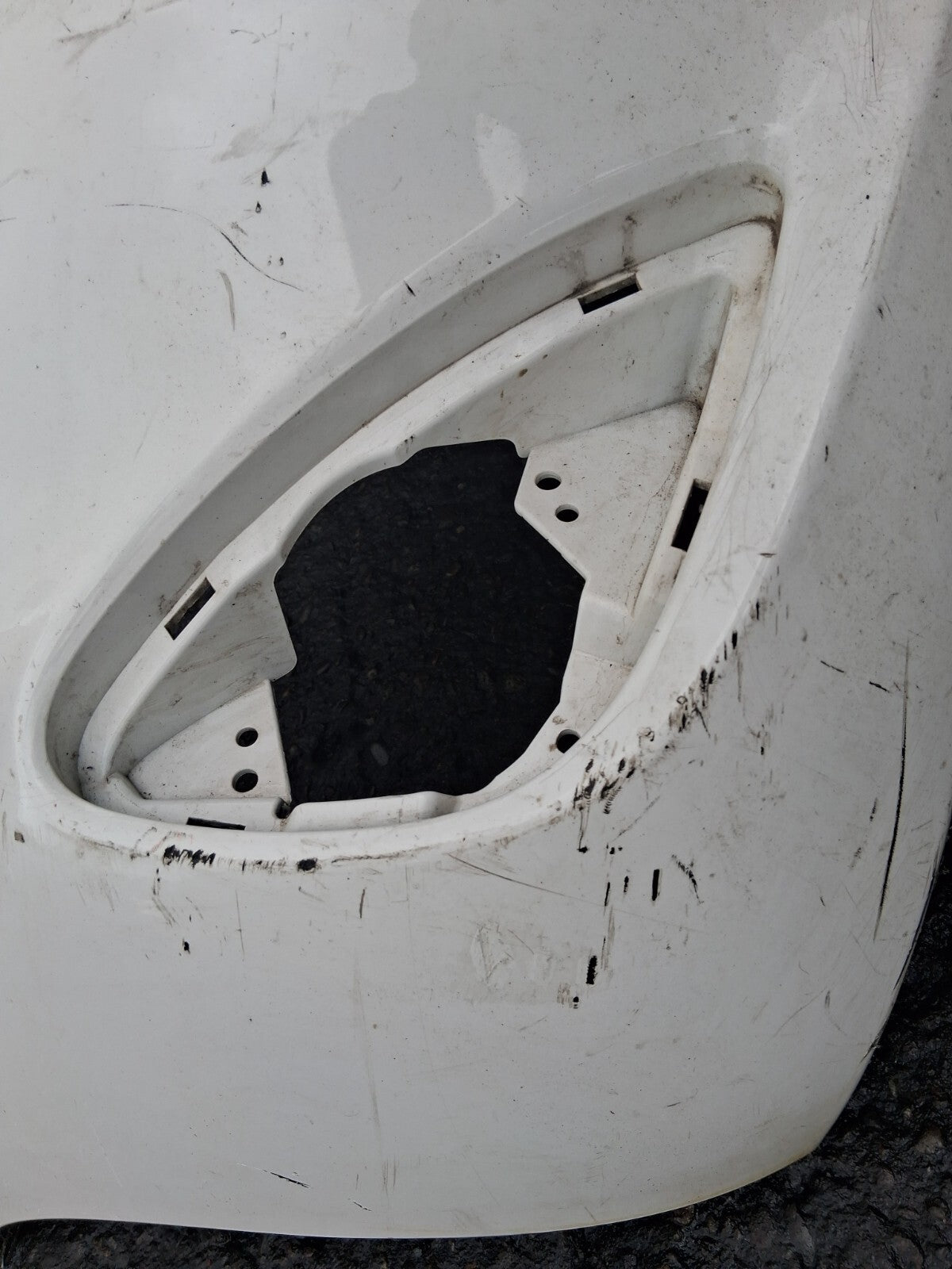 NISSAN MICRA K13 2015 FACELIFT FRONT BUMPER WHITE 620223HN0A