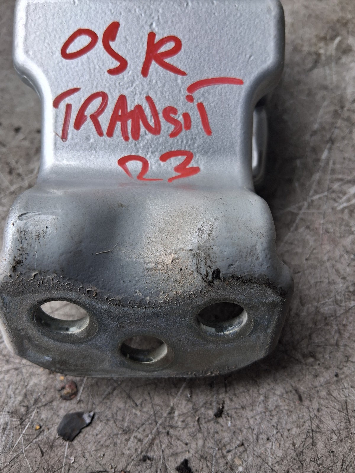 2023 FORD TRANSIT 350 MK8 OSR DRIVER SIDE REAR RIGHT HINGES PAIR