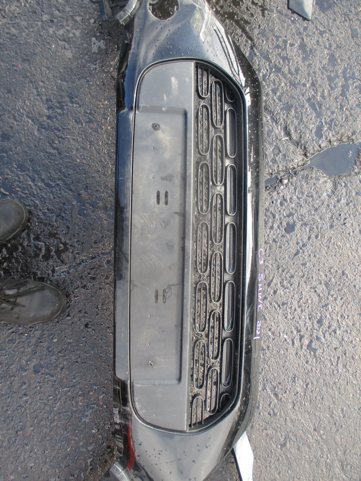 CITROEN C3 MK3 2021 FACELIFT FRONT GRILL & UPPER BUMPER BLACK