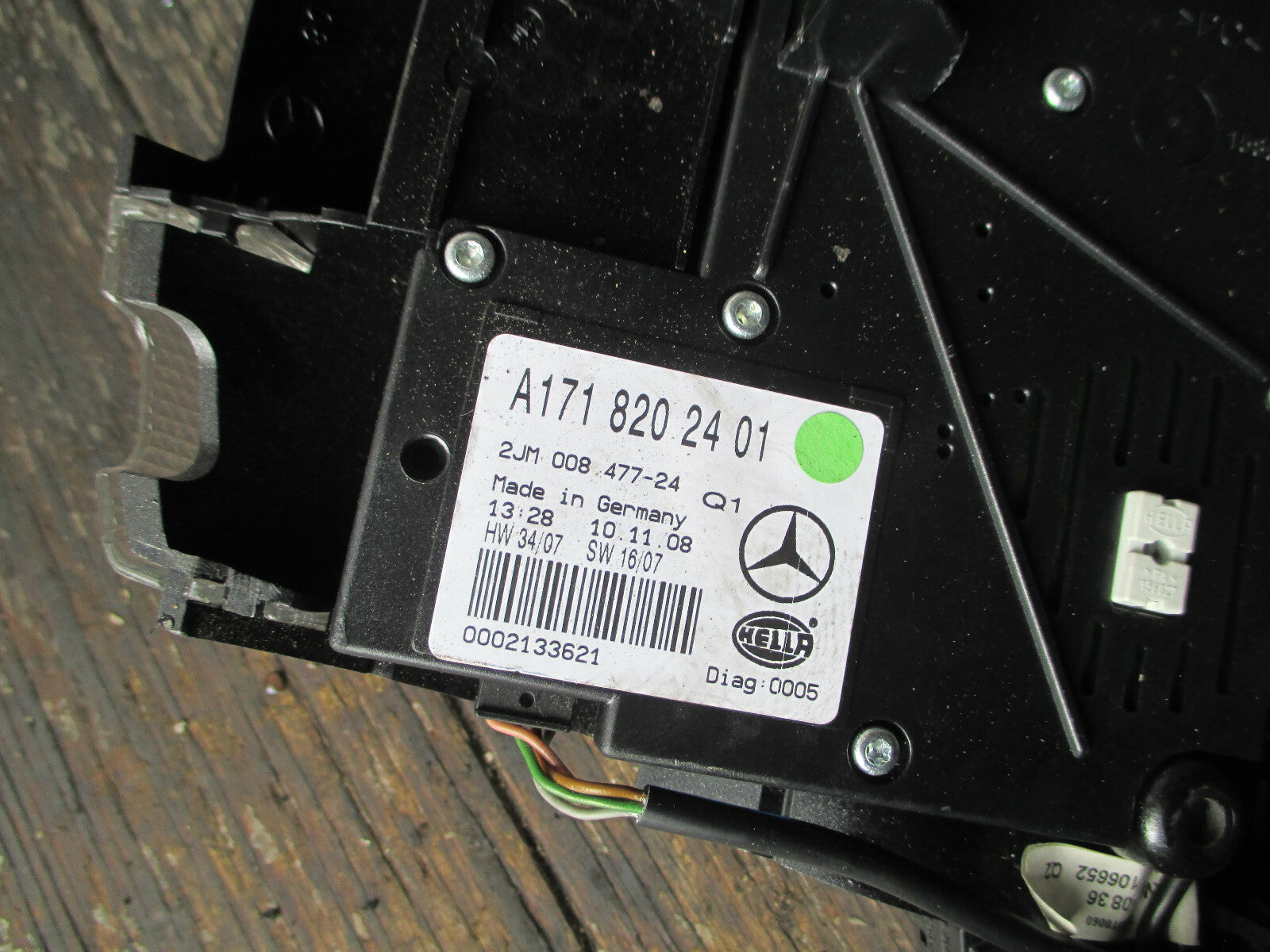MERCEDES BENZ SLK R171 2010 FRONT ROOF INTERIOR LIGHT 1718202401