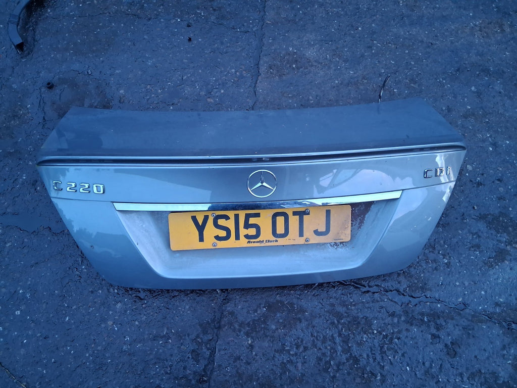 2015 MERCEDES-BENZ C-CLASS COUPE W204 FACELIFT REAR BARE TAILGATE SILVER