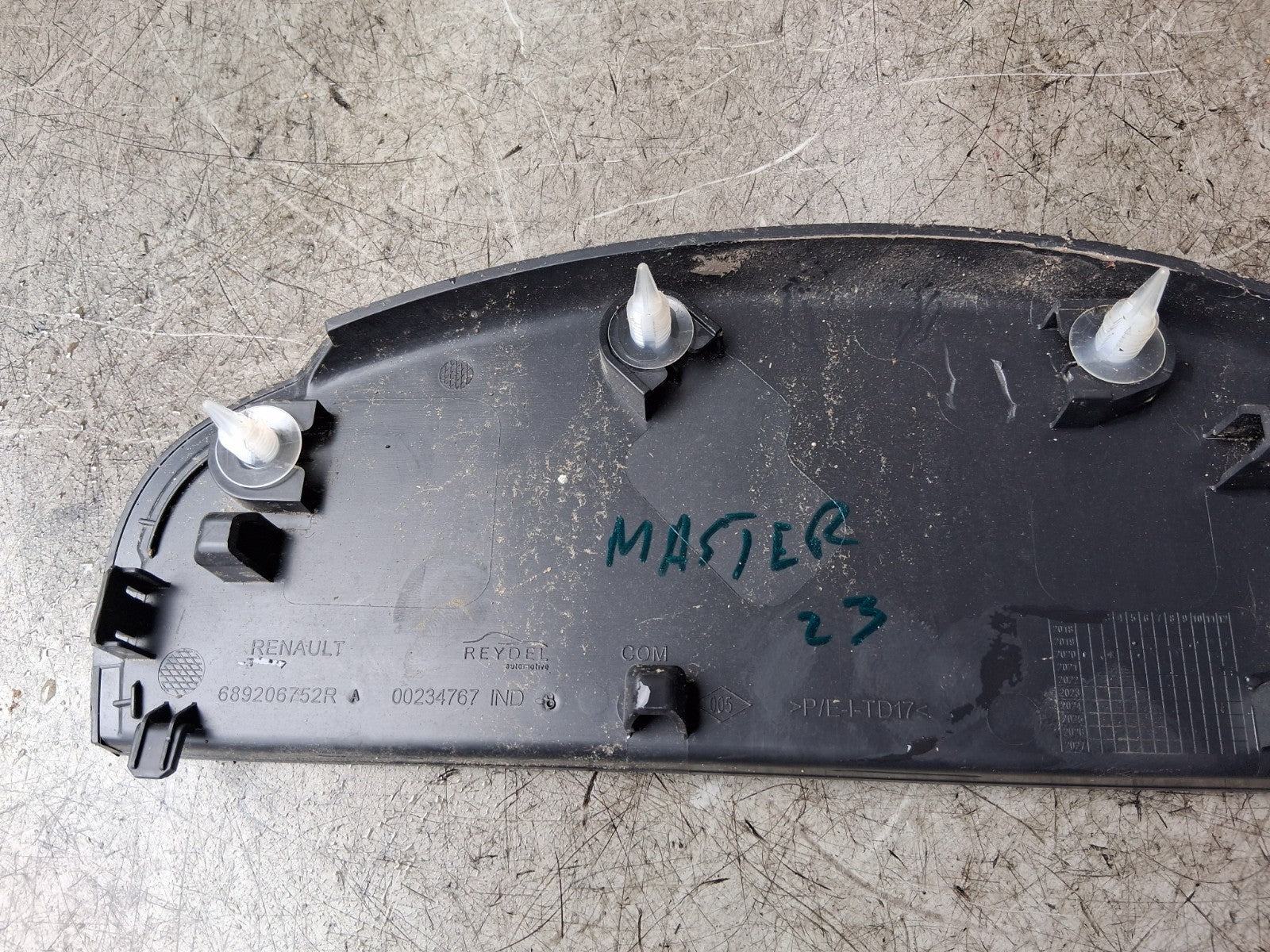 2023 RENAULT MASTER MK3 DASHBOARD COVER TRIM 689206752R