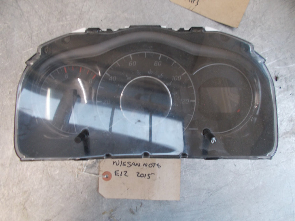 NISSAN NOTE E12 2015 1.2 SPEEDO CLOCKS INSTRUMENT CLUSTER DIALS 24810 3VUOA